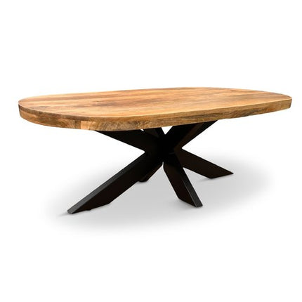 Salontafel Deens Ovaal Björn 120x70cm Mango Naturel