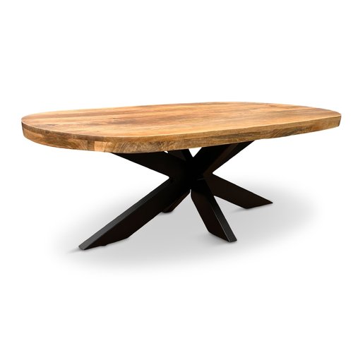 Salontafel Deens Ovaal Björn 120x70cm Mango Naturel