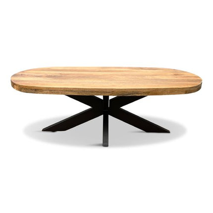 Salontafel Deens Ovaal Björn 120x70cm Mango Naturel