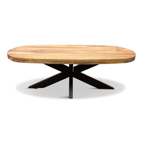 Salontafel Deens Ovaal Björn 120x70cm Mango Naturel
