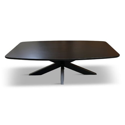 Salontafel Deens Ovaal Elise 130x70cm Mango Zwart