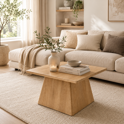 Salontafel Skagen 60x60x40cm Mango naturel