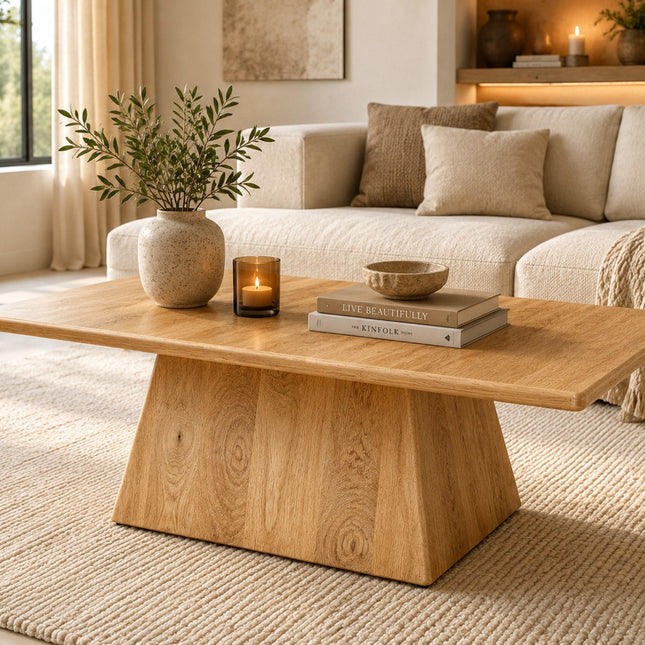 Salontafel Skagen 80x80x33cm Mango naturel