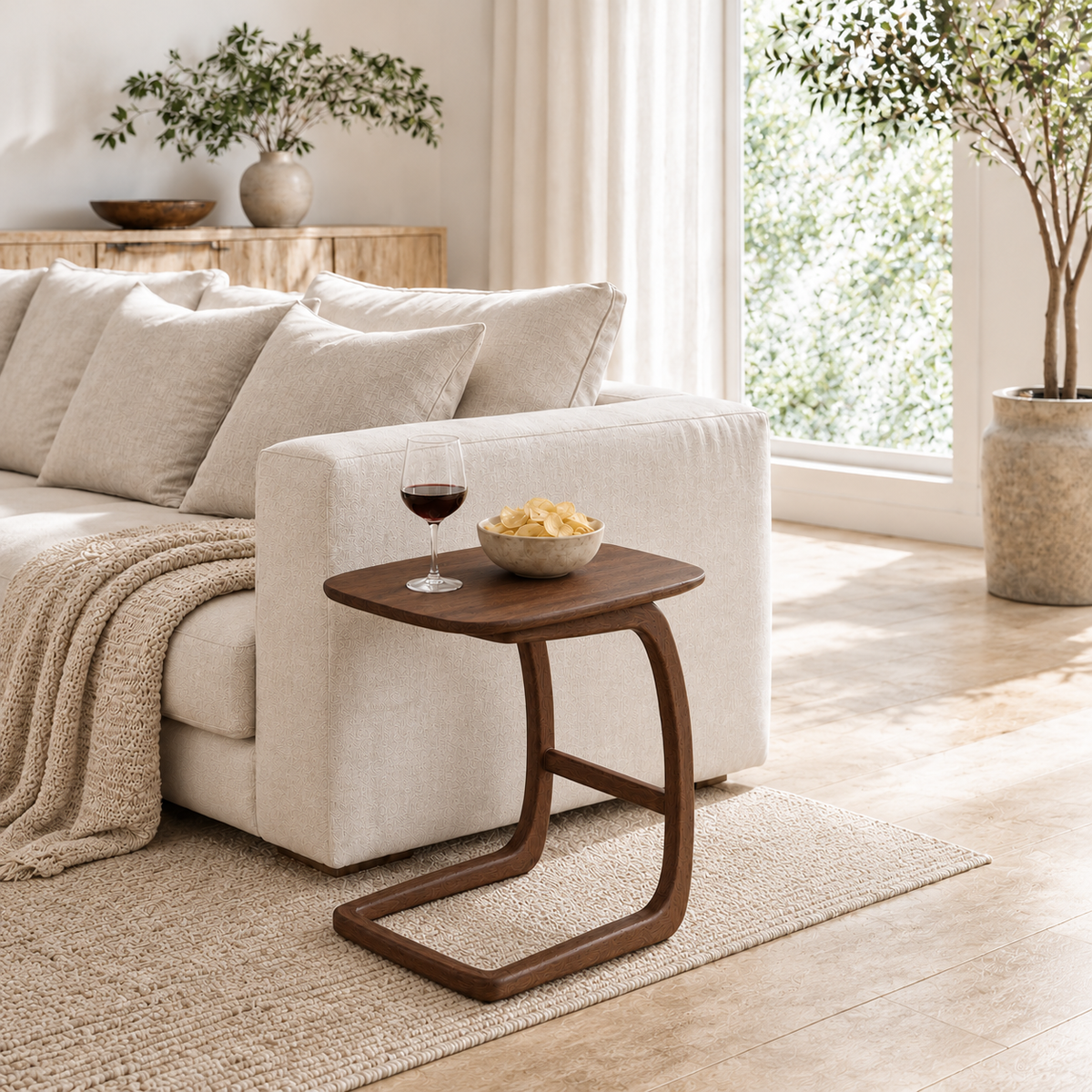 Read Table Viggo mango walnut brown