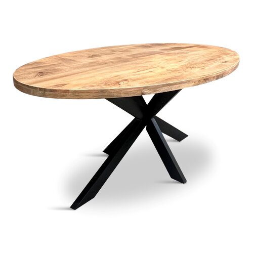 Eettafel Silvia Ovaal 180x90cm Mango Naturel