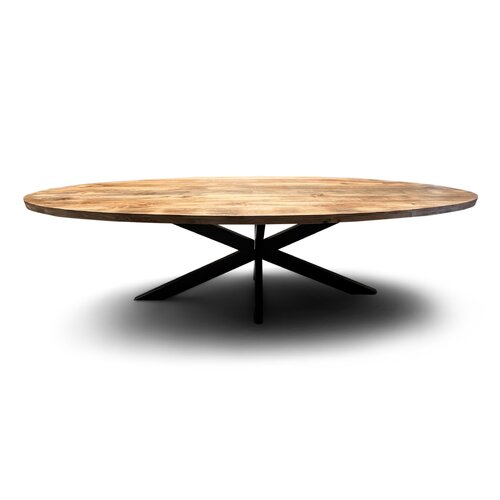 Eettafel Silvia Ovaal 260x110cm Mango Naturel