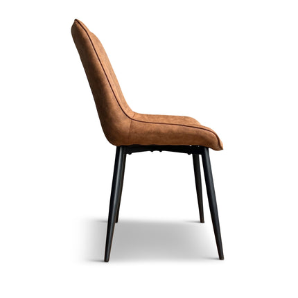 Stoel Houston Misty cognac