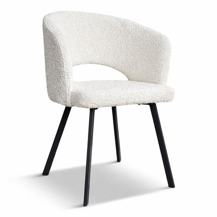 Eetkamerstoel Luna Bouclé Naturel