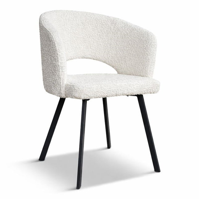 Eetkamerstoel Luna Bouclé Naturel