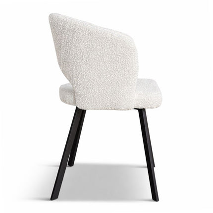 Eetkamerstoel Luna Bouclé Naturel