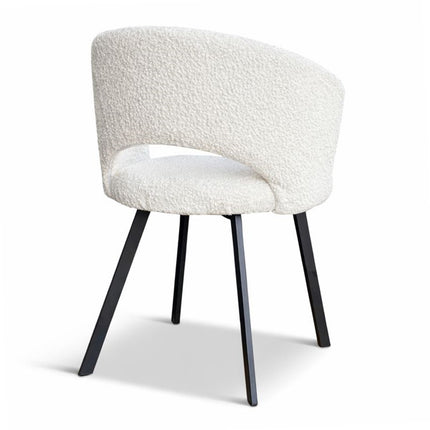 Eetkamerstoel Luna Bouclé Naturel