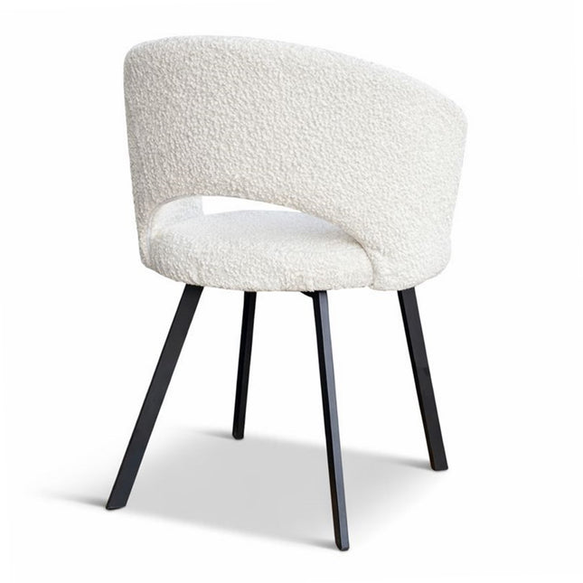 Eetkamerstoel Luna Bouclé Naturel
