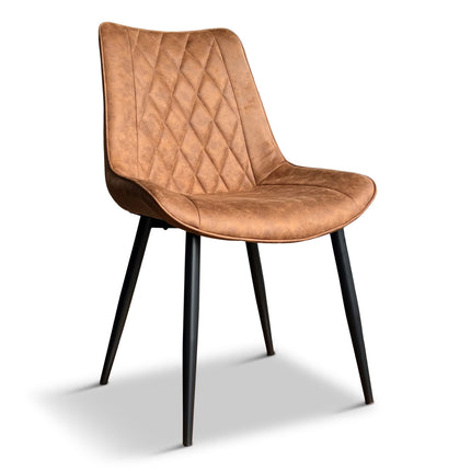 Eetkamerstoel Denver Misty cognac