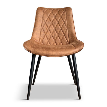Eetkamerstoel Denver Misty cognac