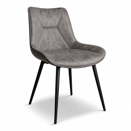 Lars Deal 115cm mango + 4x Houston antraciet