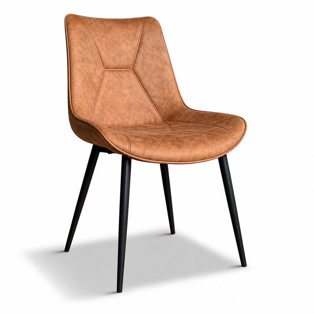 Stoel Houston Misty cognac
