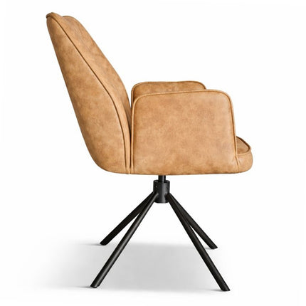 Eetkamerstoel Utah Misty Light Brown