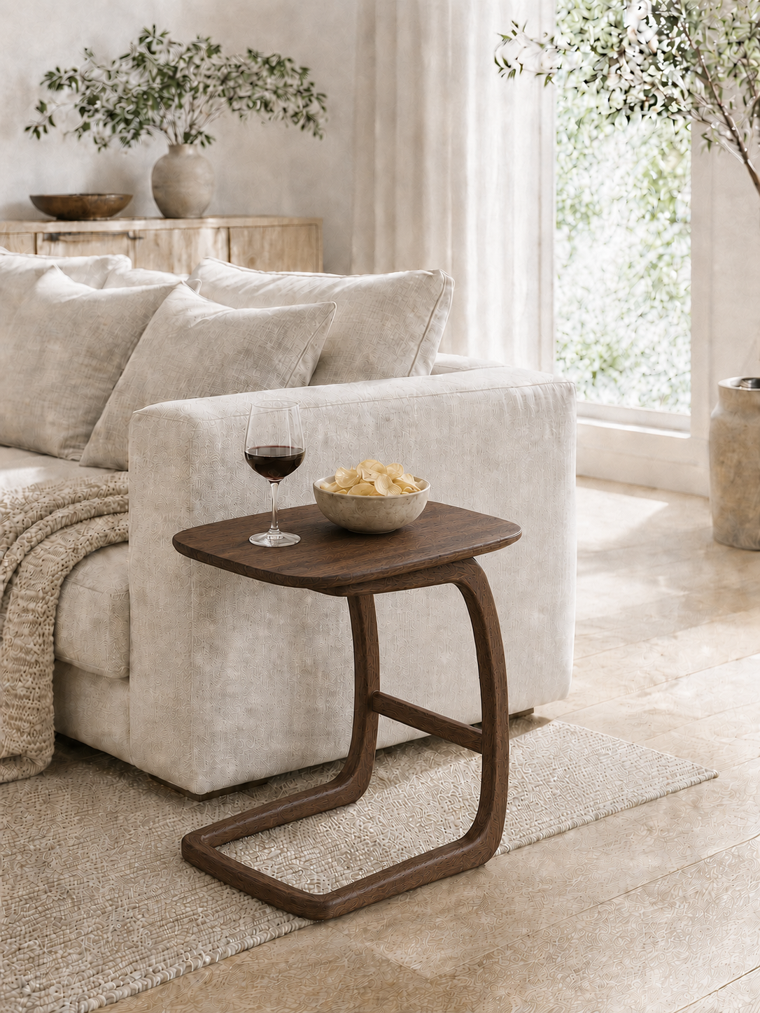 Read Table Viggo mango walnut brown