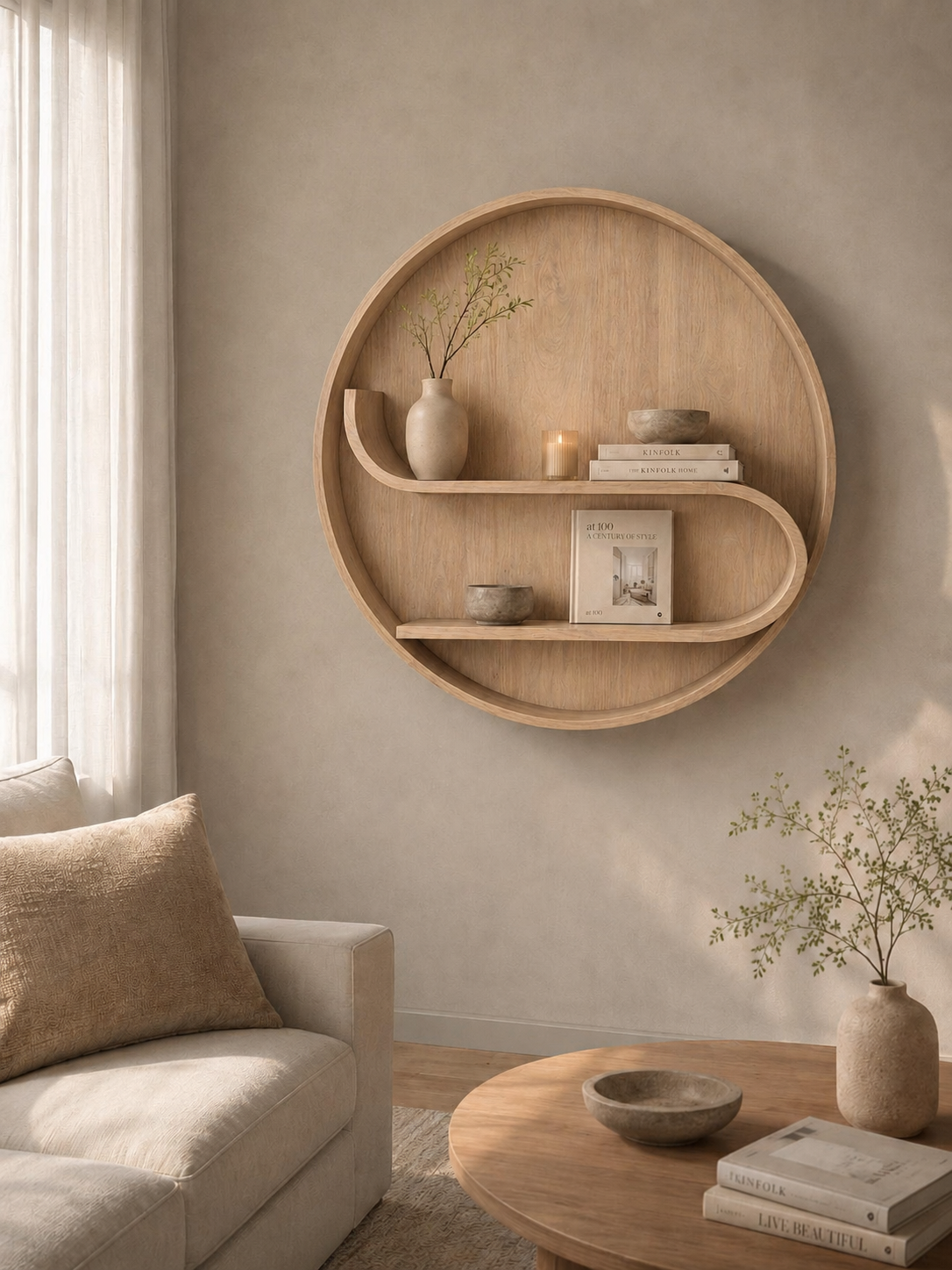 Wandrek Orbit Ø70cm mango naturel